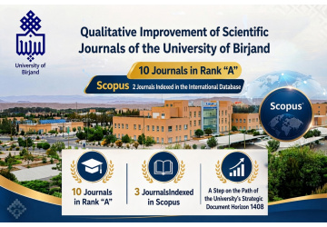 Qualitative Advancement of University of Birjand Scientific Journals: 10 Journals Ranked “A” and Two Indexed in Scopus