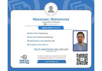 University of Birjand Faculty Member Continues Presence in World’s Top 2% Scientists List for 2026