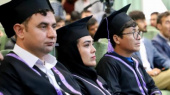 International Graduates honored at a commencement ceremony in University of Birjand.